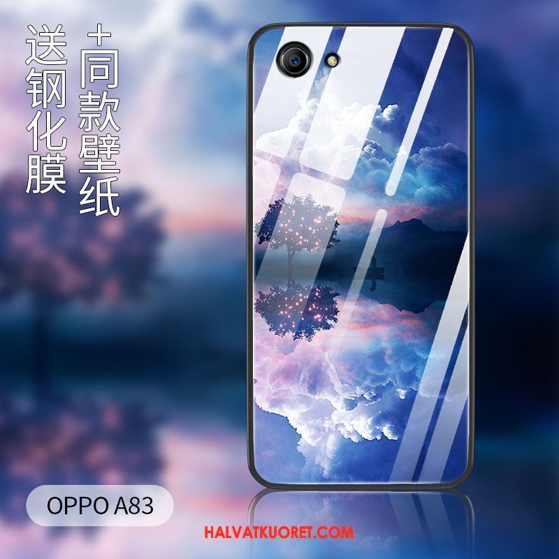 Oppo A83 Kuoret Pehmeä Neste Luova Vihreä, Oppo A83 Kuori All Inclusive Murtumaton