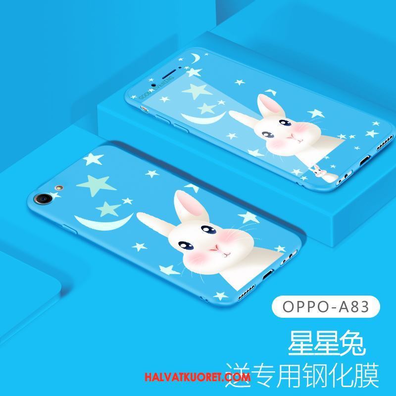 Oppo A83 Kuoret Pesty Suede Musta, Oppo A83 Kuori Pehmeä Neste Ihana