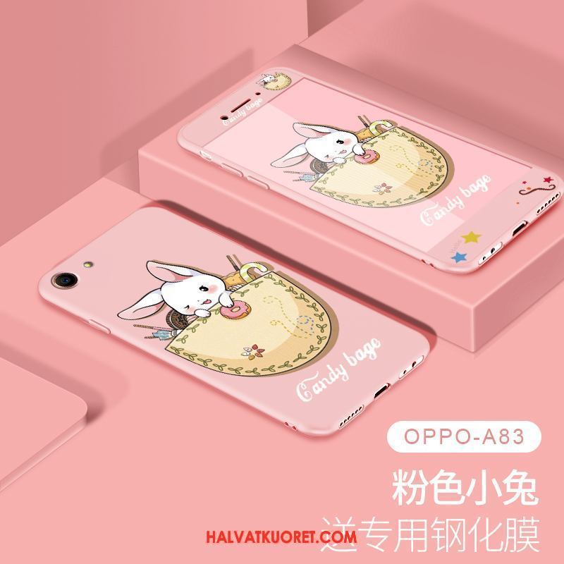 Oppo A83 Kuoret Pesty Suede Musta, Oppo A83 Kuori Pehmeä Neste Ihana