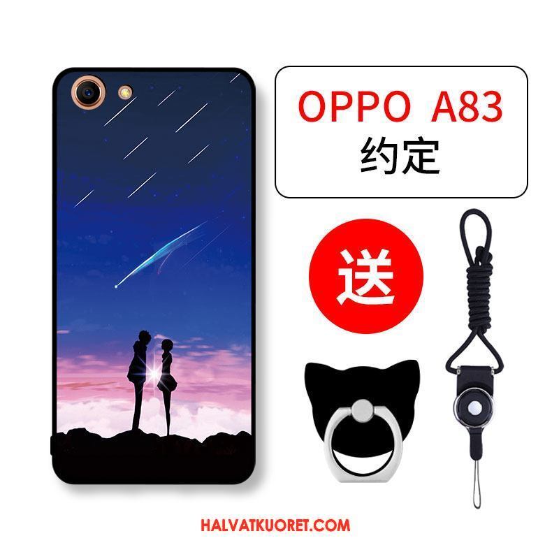 Oppo A83 Kuoret Rengas Pesty Suede All Inclusive, Oppo A83 Kuori Persoonallisuus Ihana