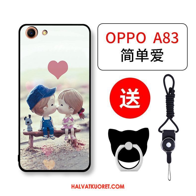 Oppo A83 Kuoret Rengas Pesty Suede All Inclusive, Oppo A83 Kuori Persoonallisuus Ihana