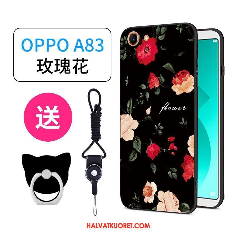 Oppo A83 Kuoret Rengas Pesty Suede All Inclusive, Oppo A83 Kuori Persoonallisuus Ihana