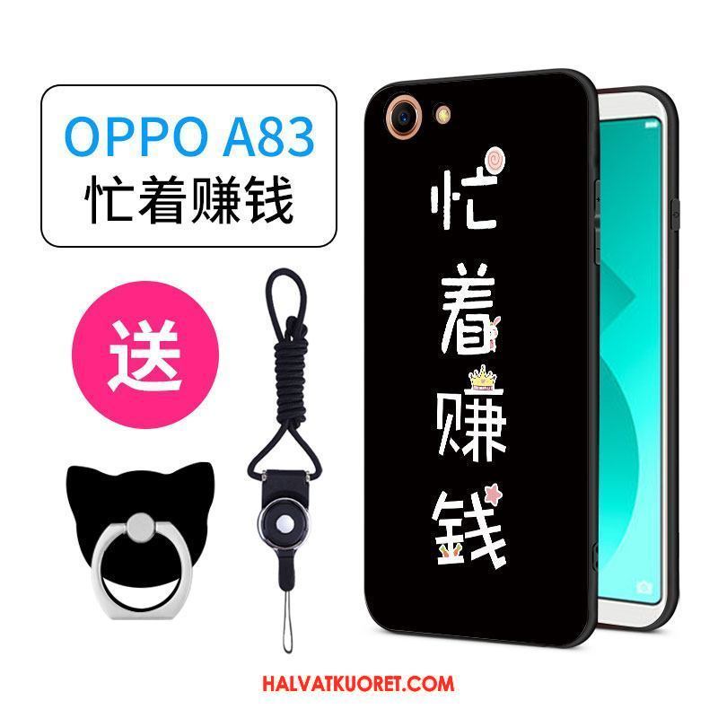 Oppo A83 Kuoret Rengas Pesty Suede All Inclusive, Oppo A83 Kuori Persoonallisuus Ihana