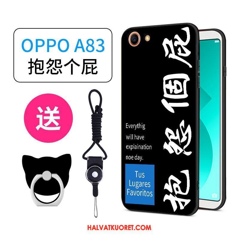 Oppo A83 Kuoret Rengas Pesty Suede All Inclusive, Oppo A83 Kuori Persoonallisuus Ihana