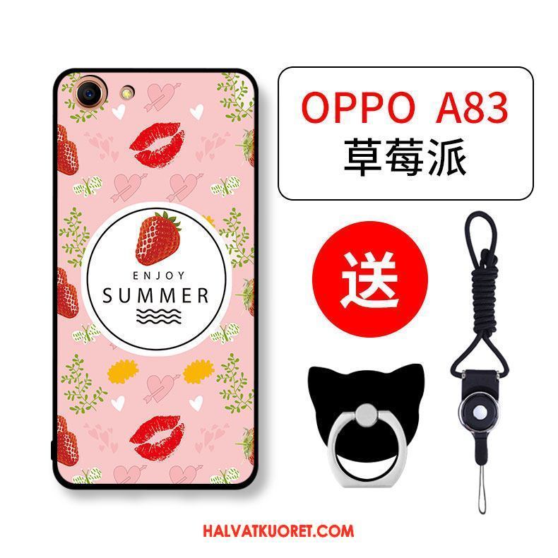 Oppo A83 Kuoret Rengas Pesty Suede All Inclusive, Oppo A83 Kuori Persoonallisuus Ihana