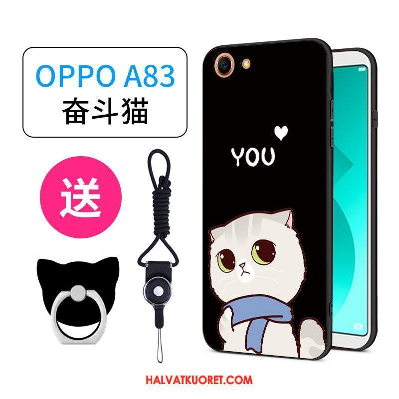 Oppo A83 Kuoret Rengas Pesty Suede All Inclusive, Oppo A83 Kuori Persoonallisuus Ihana