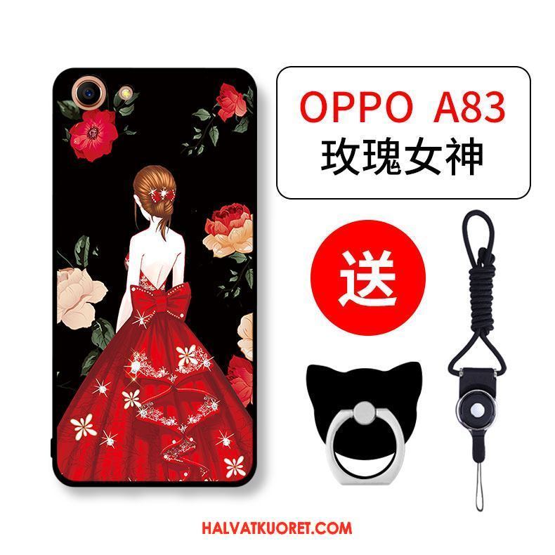 Oppo A83 Kuoret Rengas Pesty Suede All Inclusive, Oppo A83 Kuori Persoonallisuus Ihana