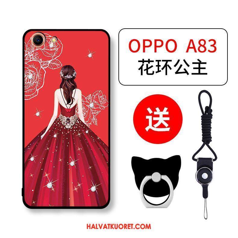 Oppo A83 Kuoret Rengas Pesty Suede All Inclusive, Oppo A83 Kuori Persoonallisuus Ihana