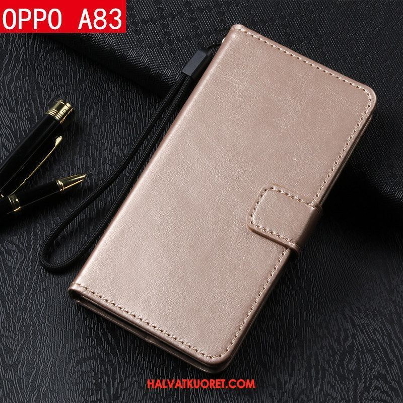 Oppo A83 Kuoret Suojaus Murtumaton All Inclusive, Oppo A83 Kuori Nahkakotelo Puhelimen