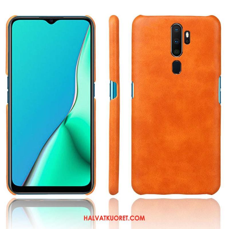 Oppo A9 2020 Kuoret Kotelo Yksinkertainen Murtumaton, Oppo A9 2020 Kuori Suojaus Orange