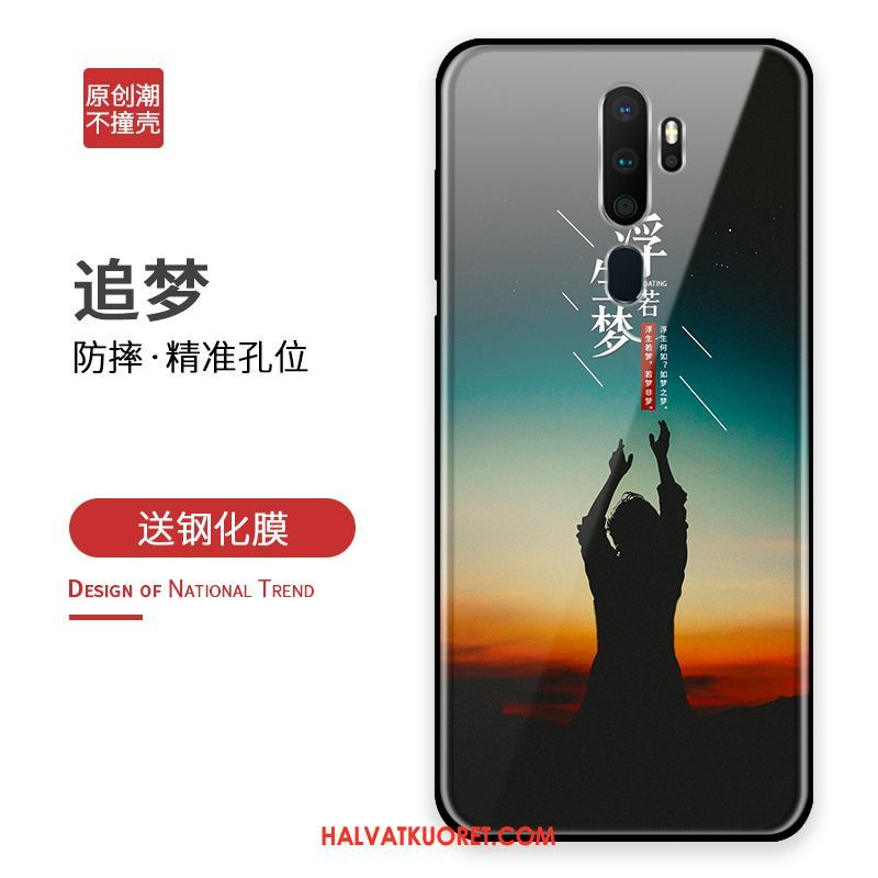 Oppo A9 2020 Kuoret Matkailu Karkaisu Kotelo, Oppo A9 2020 Kuori All Inclusive Suojaus