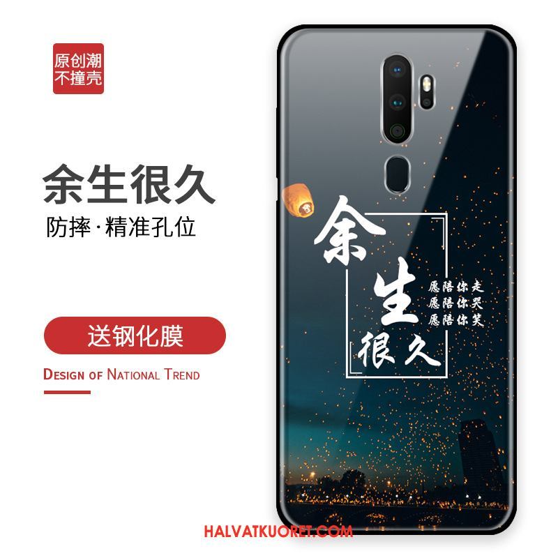 Oppo A9 2020 Kuoret Matkailu Karkaisu Kotelo, Oppo A9 2020 Kuori All Inclusive Suojaus