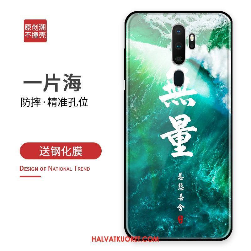 Oppo A9 2020 Kuoret Matkailu Karkaisu Kotelo, Oppo A9 2020 Kuori All Inclusive Suojaus