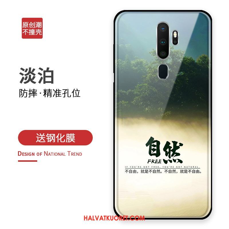 Oppo A9 2020 Kuoret Matkailu Karkaisu Kotelo, Oppo A9 2020 Kuori All Inclusive Suojaus