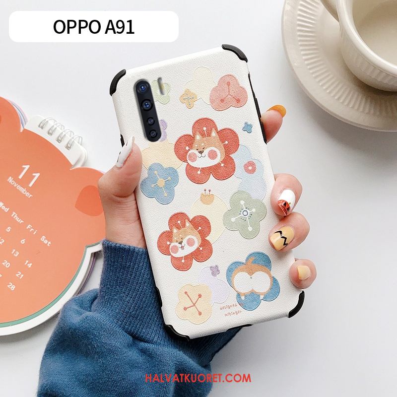 Oppo A91 Kuoret Ihana Kustannukset Kukkakuvio, Oppo A91 Kuori Silikoni Pehmeä Neste