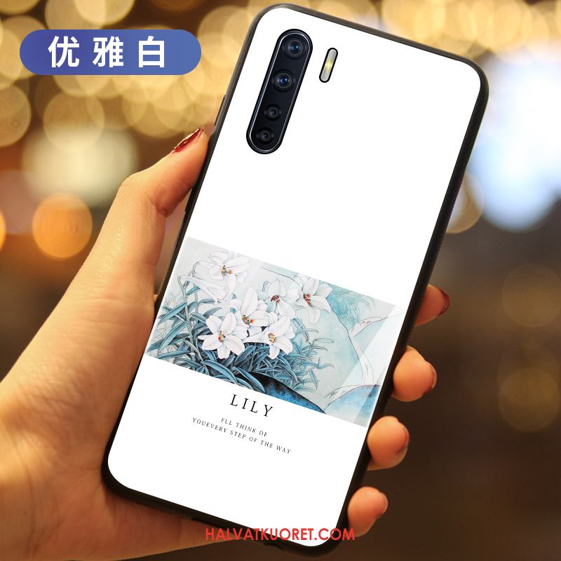 Oppo A91 Kuoret Kotelo Puhelimen Valkoinen, Oppo A91 Kuori Lasi