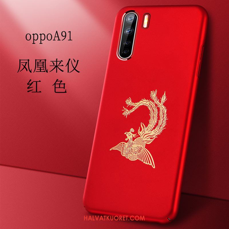 Oppo A91 Kuoret Tuuli Kotelo Luova, Oppo A91 Kuori Persoonallisuus Pesty Suede Nackte Farbe