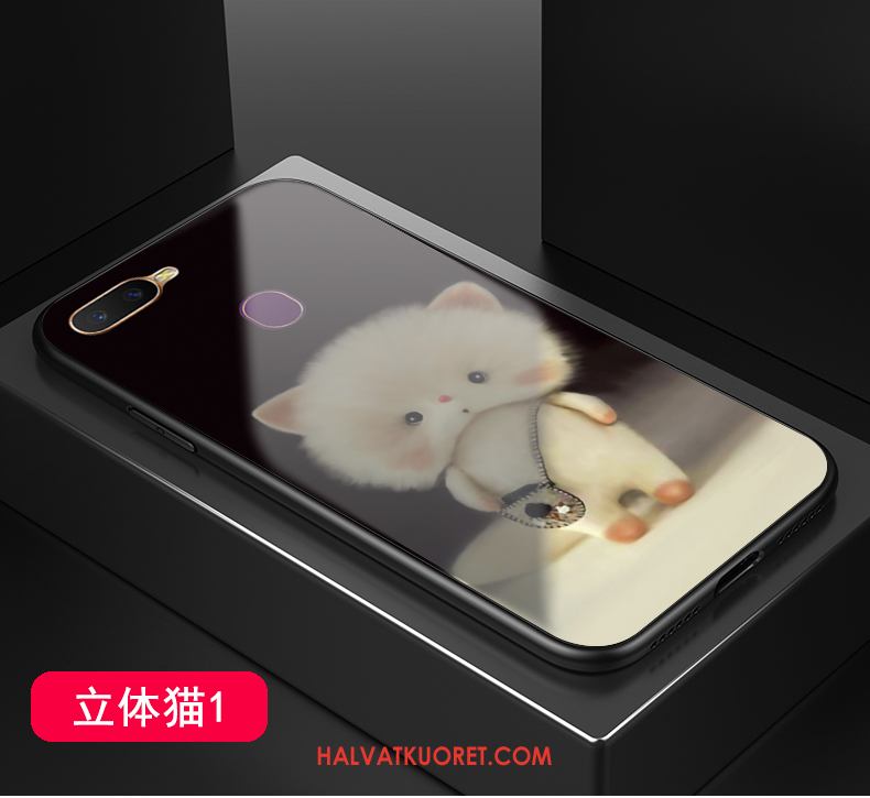 Oppo Ax7 Kuoret Ihana Kotelo Musta, Oppo Ax7 Kuori Sarjakuva