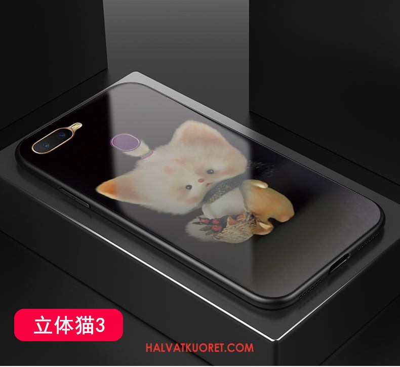 Oppo Ax7 Kuoret Ihana Kotelo Musta, Oppo Ax7 Kuori Sarjakuva