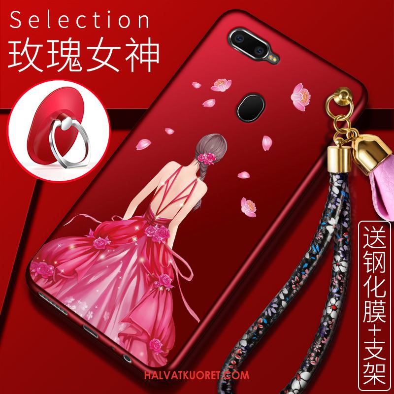 Oppo Ax7 Kuoret Murtumaton Tide-brändi, Oppo Ax7 Kuori Hemming Punainen