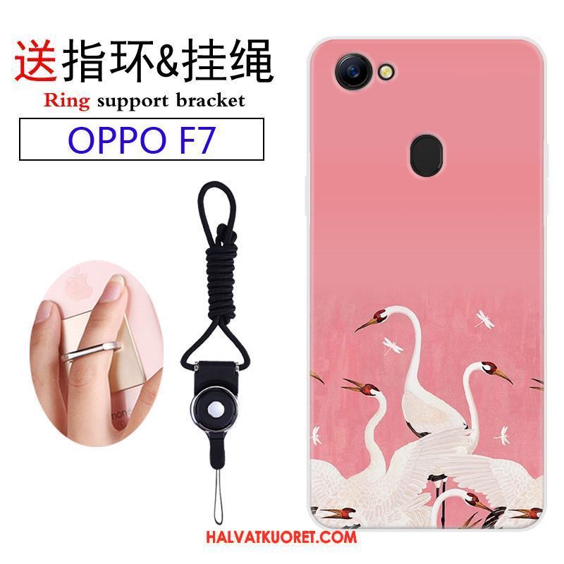 Oppo F7 Kuoret Murtumaton Persoonallisuus Suojaus, Oppo F7 Kuori Pehmeä Neste Ihana