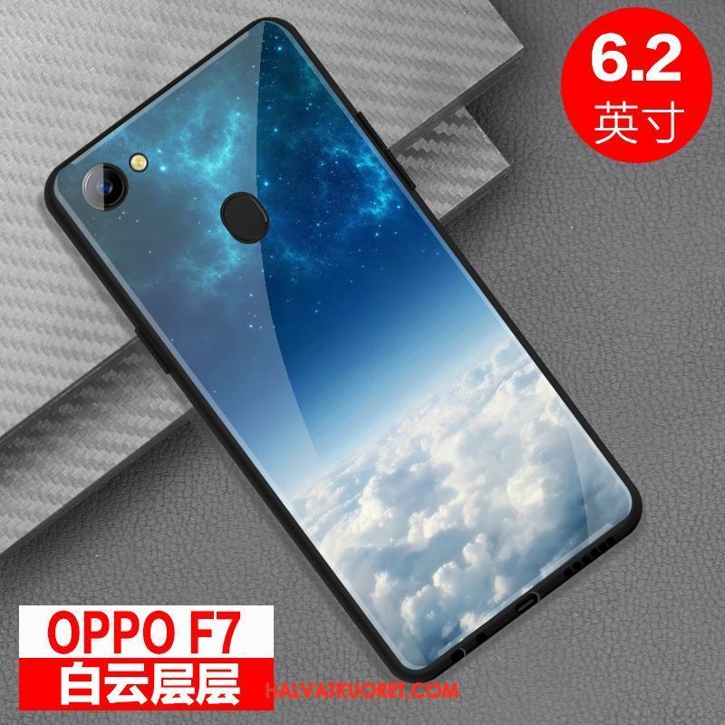 Oppo F7 Kuoret Murtumaton Suojaus Persoonallisuus, Oppo F7 Kuori Peili Punainen