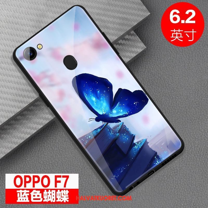 Oppo F7 Kuoret Murtumaton Suojaus Persoonallisuus, Oppo F7 Kuori Peili Punainen