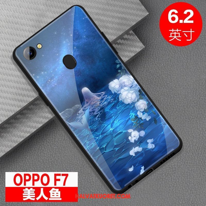 Oppo F7 Kuoret Murtumaton Suojaus Persoonallisuus, Oppo F7 Kuori Peili Punainen