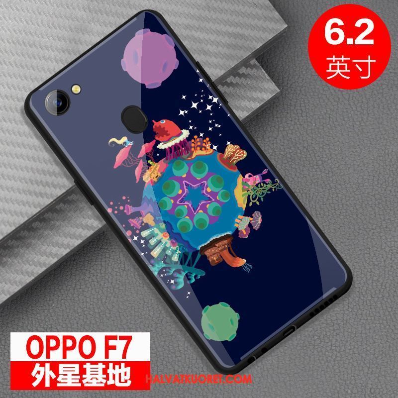 Oppo F7 Kuoret Murtumaton Suojaus Persoonallisuus, Oppo F7 Kuori Peili Punainen