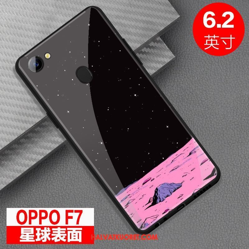 Oppo F7 Kuoret Murtumaton Suojaus Persoonallisuus, Oppo F7 Kuori Peili Punainen