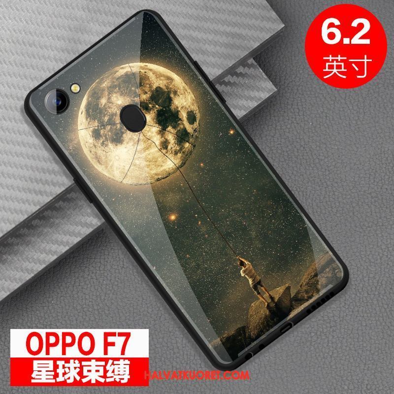 Oppo F7 Kuoret Murtumaton Suojaus Persoonallisuus, Oppo F7 Kuori Peili Punainen