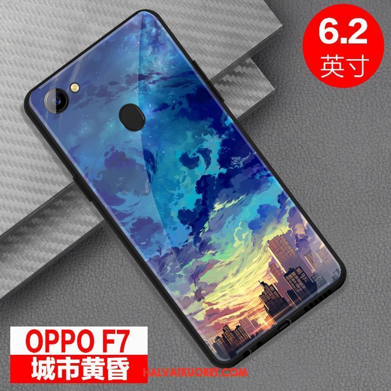 Oppo F7 Kuoret Murtumaton Suojaus Persoonallisuus, Oppo F7 Kuori Peili Punainen