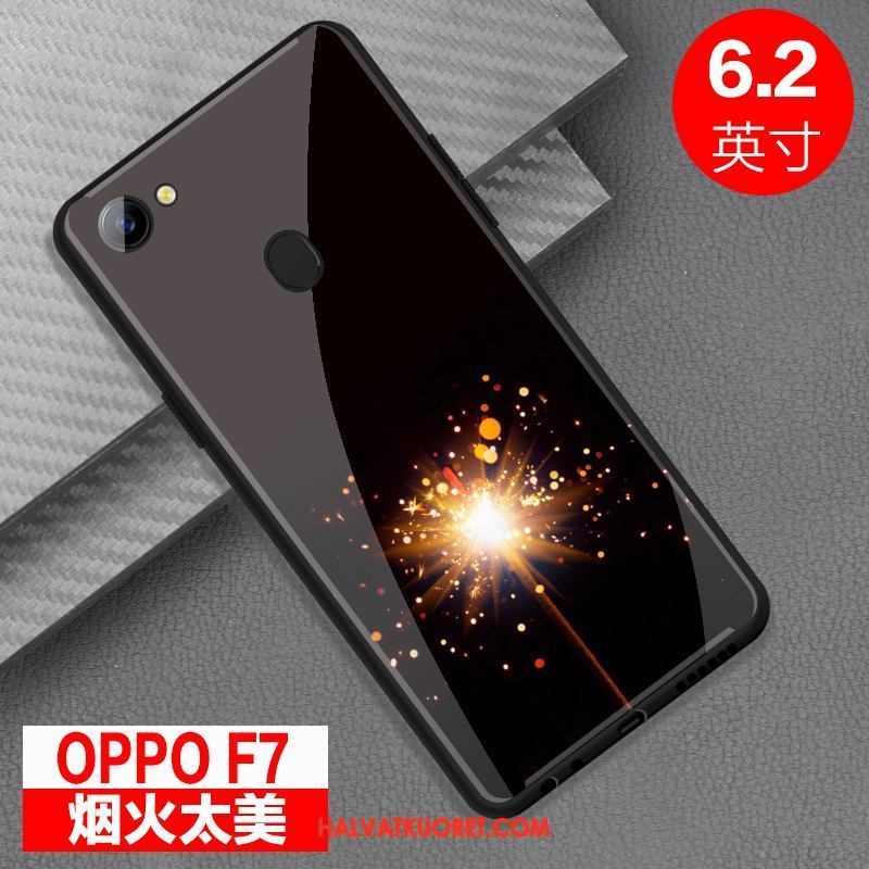 Oppo F7 Kuoret Murtumaton Suojaus Persoonallisuus, Oppo F7 Kuori Peili Punainen