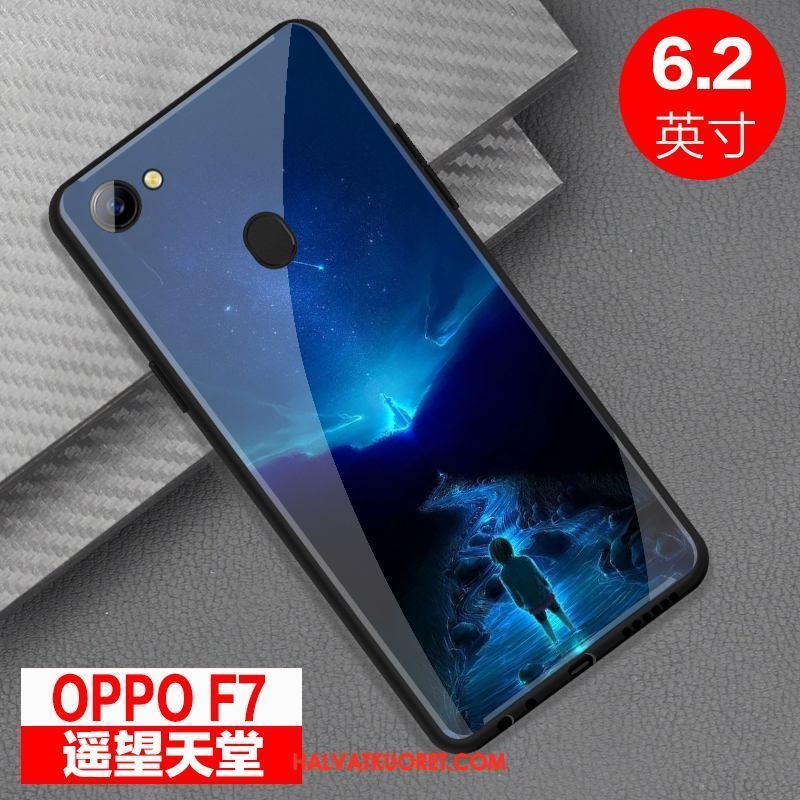 Oppo F7 Kuoret Murtumaton Suojaus Persoonallisuus, Oppo F7 Kuori Peili Punainen