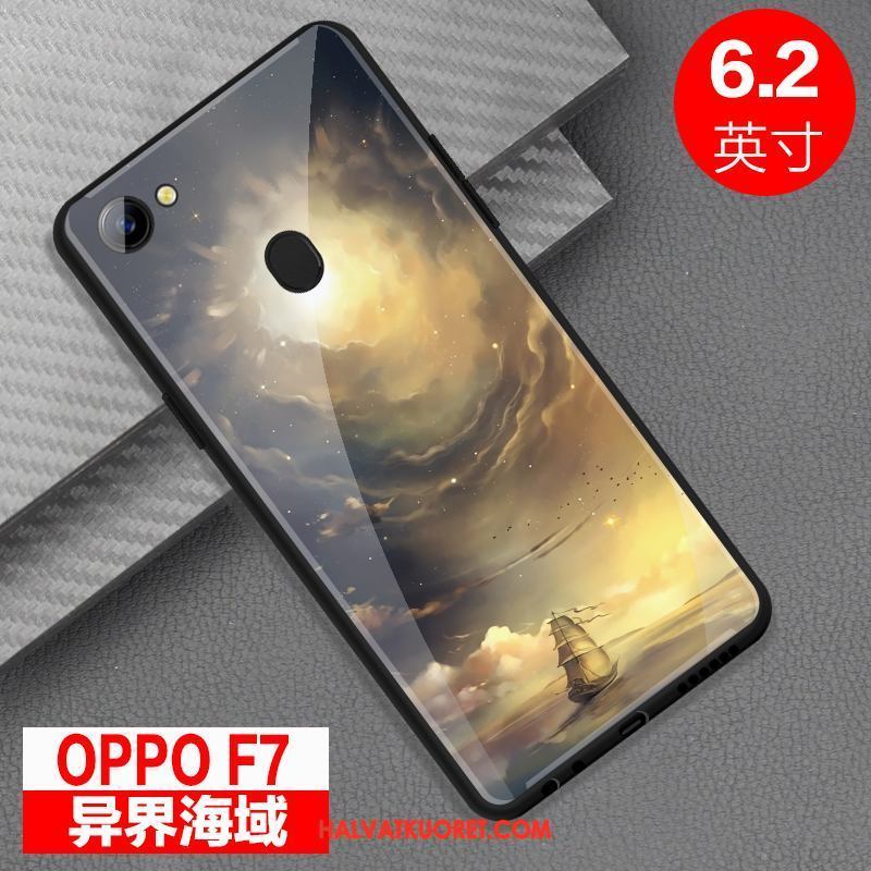 Oppo F7 Kuoret Murtumaton Suojaus Persoonallisuus, Oppo F7 Kuori Peili Punainen