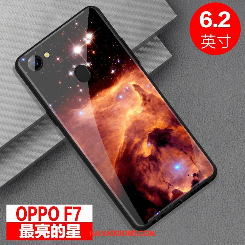 Oppo F7 Kuoret Murtumaton Suojaus Persoonallisuus, Oppo F7 Kuori Peili Punainen