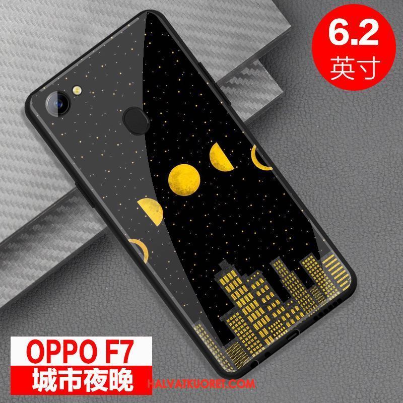 Oppo F7 Kuoret Murtumaton Suojaus Persoonallisuus, Oppo F7 Kuori Peili Punainen