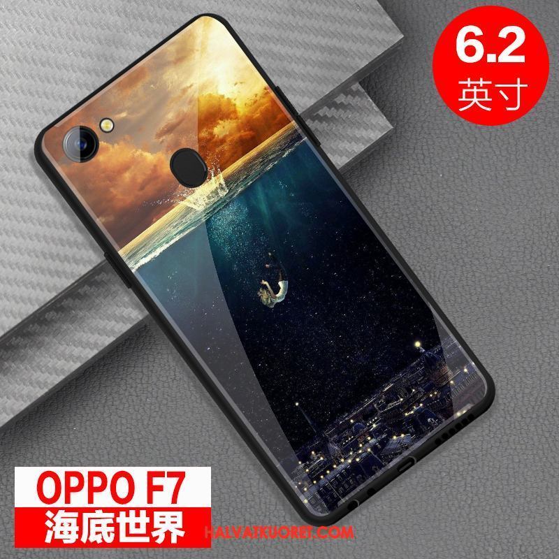 Oppo F7 Kuoret Murtumaton Suojaus Persoonallisuus, Oppo F7 Kuori Peili Punainen