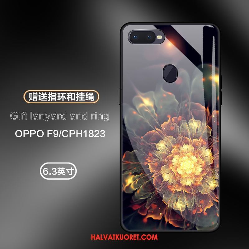 Oppo F9 Kuoret Kuvio Murtumaton Lasi, Oppo F9 Kuori Trendi Kotelo