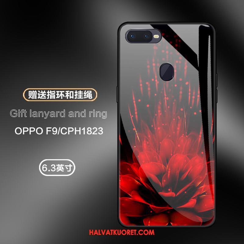 Oppo F9 Kuoret Kuvio Murtumaton Lasi, Oppo F9 Kuori Trendi Kotelo