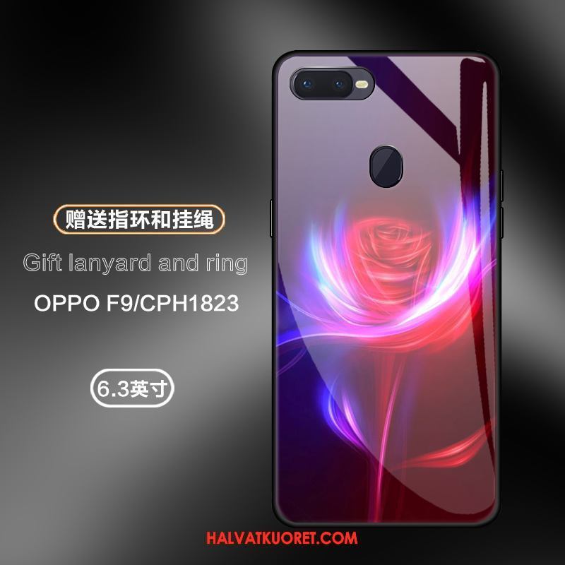 Oppo F9 Kuoret Kuvio Murtumaton Lasi, Oppo F9 Kuori Trendi Kotelo