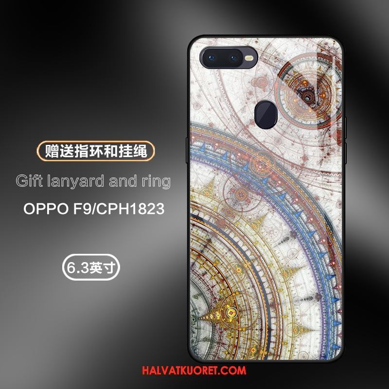 Oppo F9 Kuoret Kuvio Murtumaton Lasi, Oppo F9 Kuori Trendi Kotelo