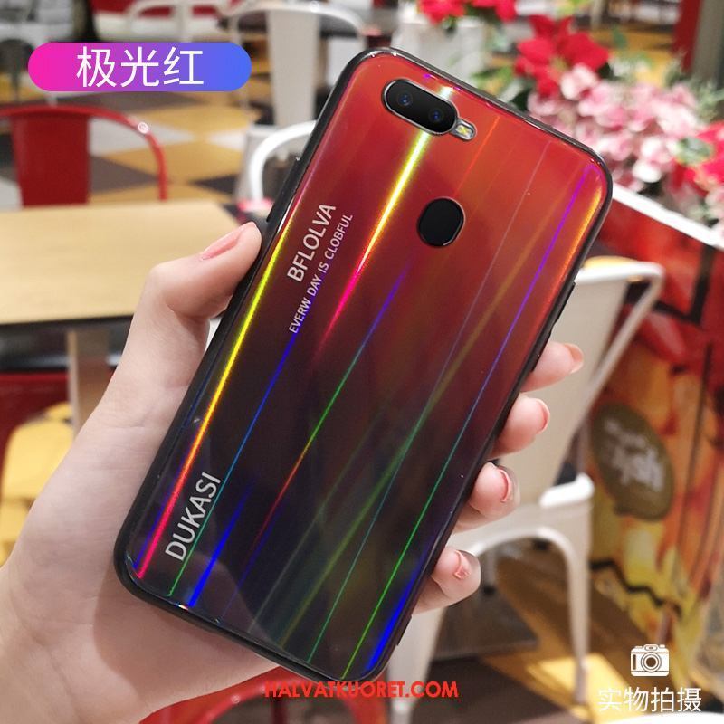 Oppo F9 Kuoret Murtumaton Puhelimen Trendi, Oppo F9 Kuori Net Red Lasi