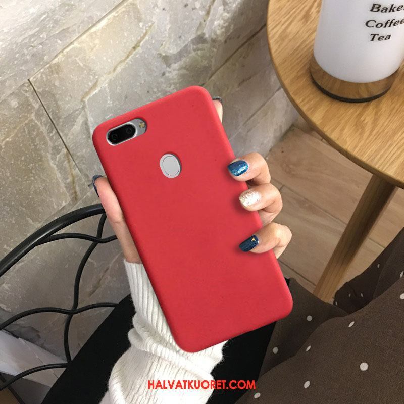 Oppo F9 Kuoret Pesty Suede Suojaus Pehmeä Neste, Oppo F9 Kuori Silikoni