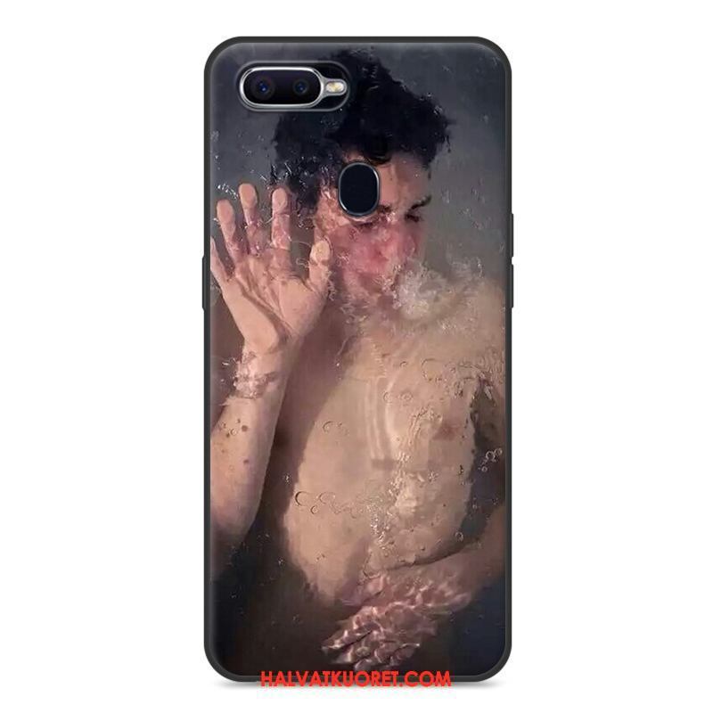 Oppo F9 Kuoret Puhelimen Rakastunut Luova, Oppo F9 Kuori Sarjakuva Keltainen