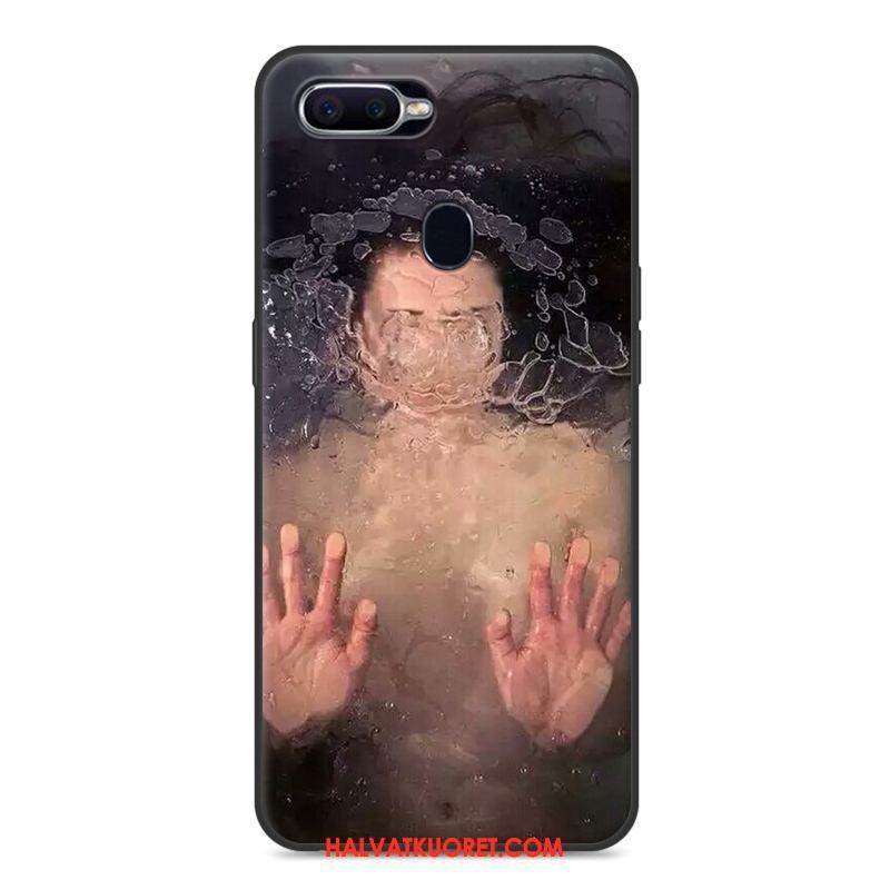 Oppo F9 Kuoret Puhelimen Rakastunut Luova, Oppo F9 Kuori Sarjakuva Keltainen