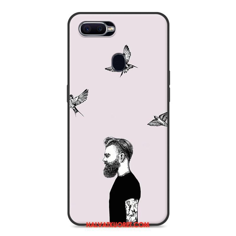 Oppo F9 Kuoret Puhelimen Rakastunut Luova, Oppo F9 Kuori Sarjakuva Keltainen
