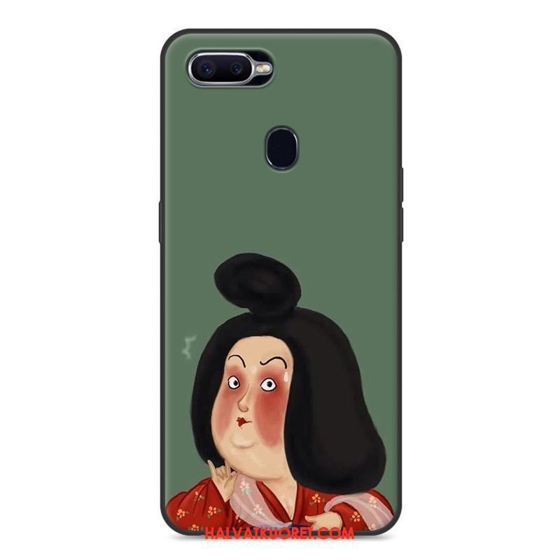 Oppo F9 Kuoret Puhelimen Rakastunut Luova, Oppo F9 Kuori Sarjakuva Keltainen