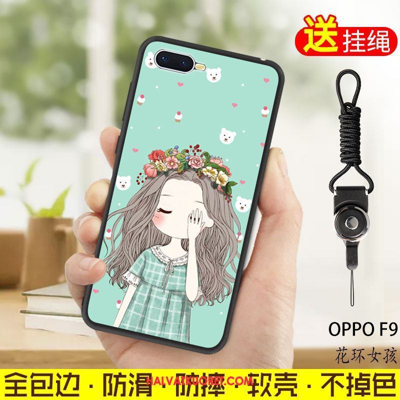 Oppo F9 Starry Kuoret Luova Valkoinen Pehmeä Neste, Oppo F9 Starry Kuori Trendi Kotelo