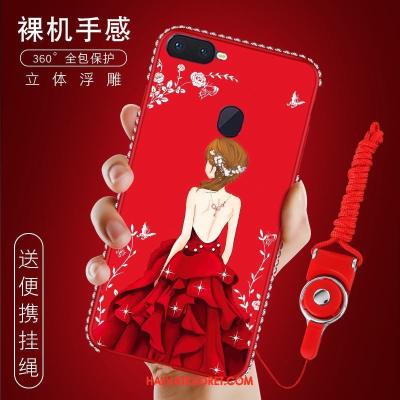 Oppo F9 Starry Kuoret Net Red Luova Trendi, Oppo F9 Starry Kuori Punainen Puhelimen